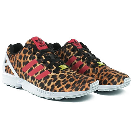 adidas zx flux leopard noir